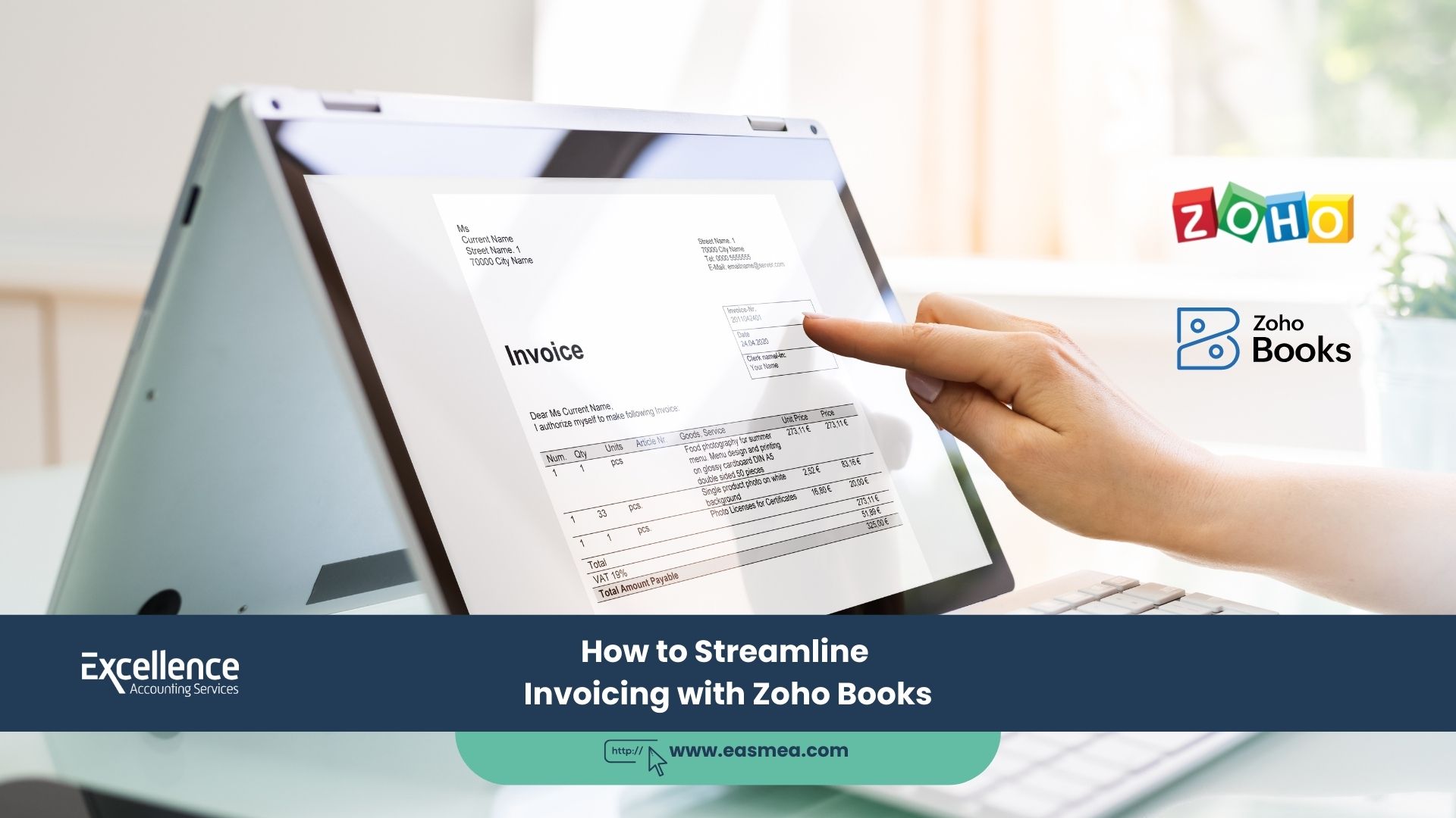 How To Streamline Invoicing With Zoho Books | Zoho Books Invoice